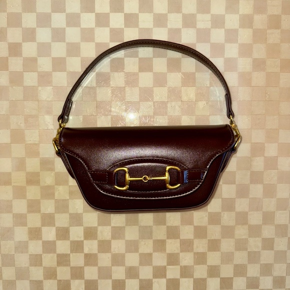 🆕 Anthropologie Delilah Horsebit Structured Mini Bag - Picture 4 of 6